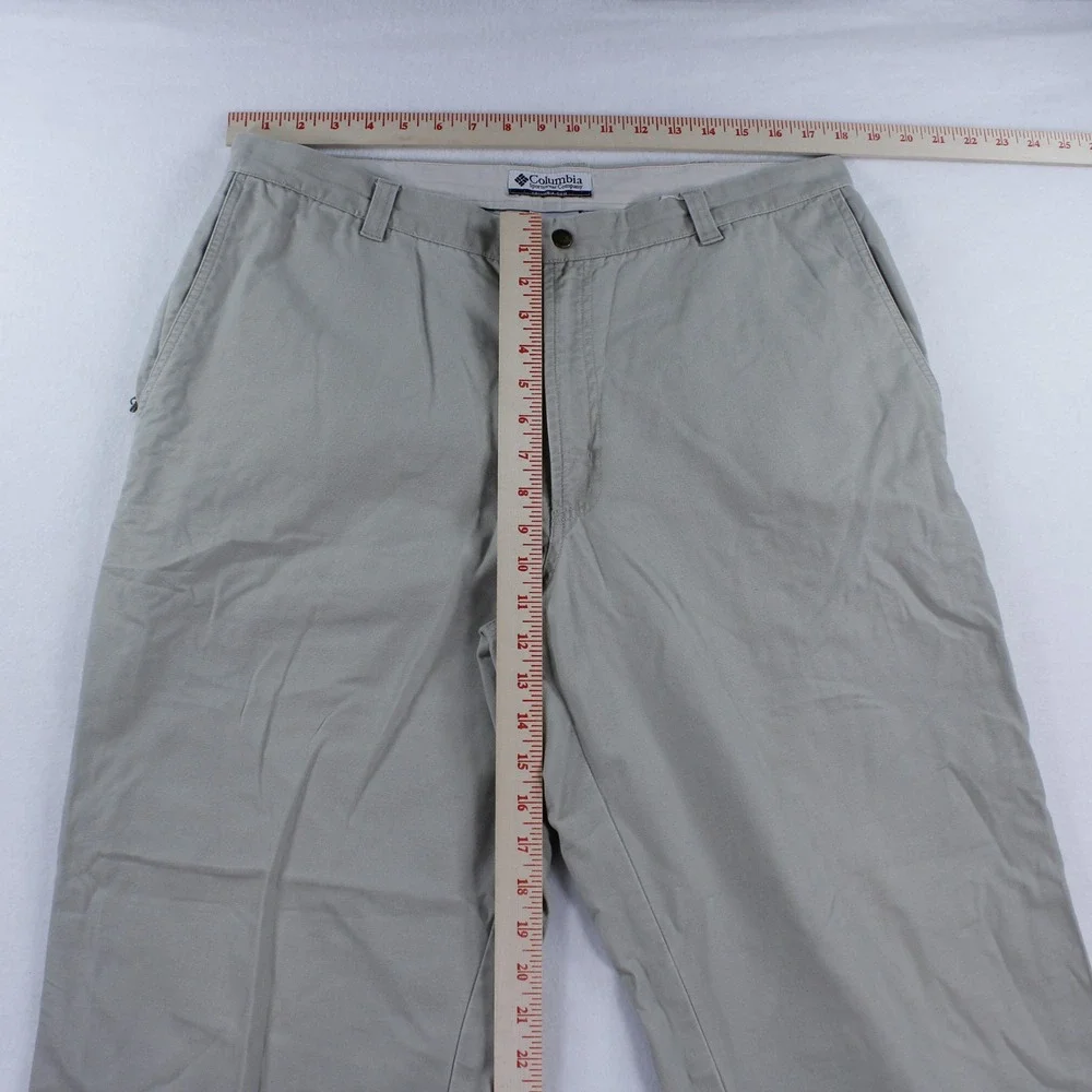 Columbia Men's Gray Granite Cloth Hiking Pants Size 36x30 Outdoor Utility